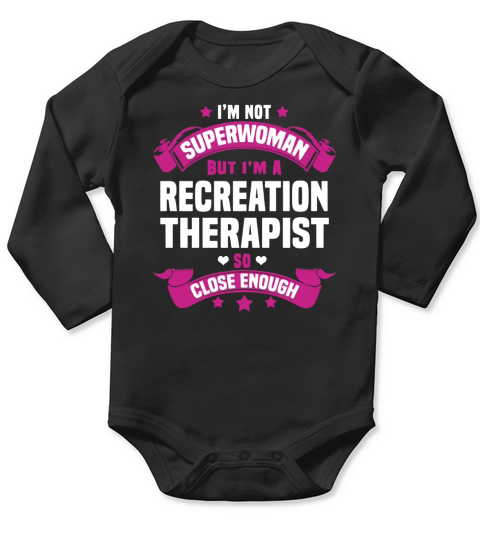 Recreation Therapist Long Sleeve Baby One-Piece