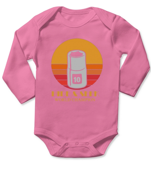 10mm socket hide and seek world champion shirtsh Long Sleeve Baby One-Piece