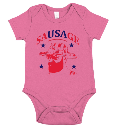Anthony Sherman Sausage Tee Shirts - Baby Onesie Short Sleeve Baby One-Piece