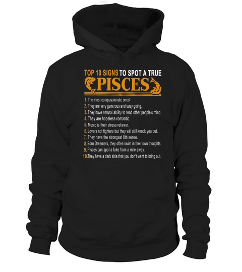 Top 10 Signs To Spot A True Pisces Hoodie Unisex