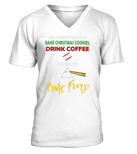 Pink Floyd and Christmas V-Neck T-shirt