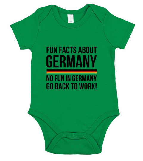Germany Fun Facts Short Sleeve Baby One-Piece