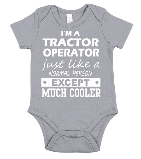 TRACTOR OPERATOR Cooler Short Sleeve Baby One-Piece