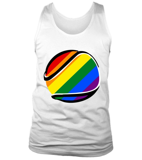 Hurling Ball Gay Pride LGBT Rainbow Flag Tank Top Unisex