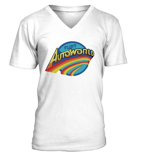 Classic Vintage Flint Autoworld T-Shirts V-Neck T-shirt