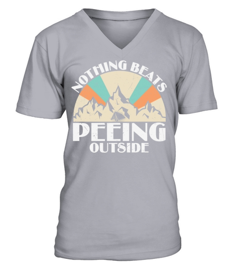 Nothing beats peeing outside V-Neck T-shirt