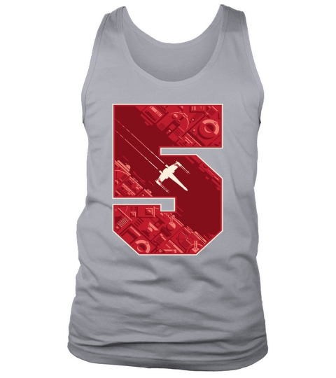 RED FIVE RED FIVE WING REBEL LEADER SPACE TRENCH Tank Top Unisex