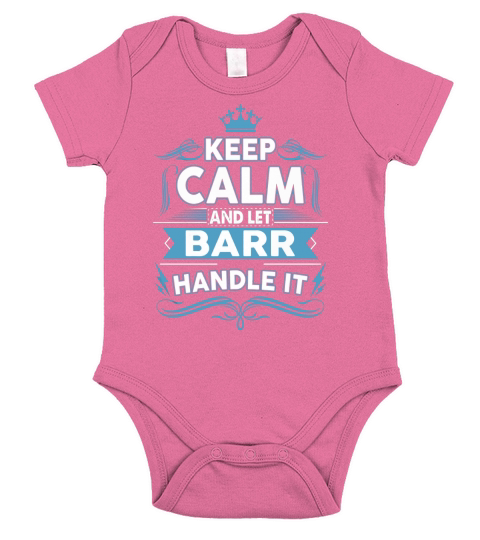 Keep calm BARR, BARR tshirt Short Sleeve Baby One-Piece