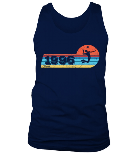 Volleyball-players Vintage 1996 Birthday game Tank Top Unisex