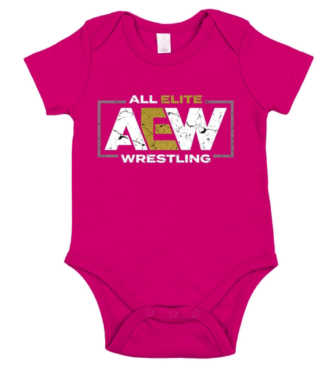 All elite AEW wresting Short Sleeve Baby One-Piece