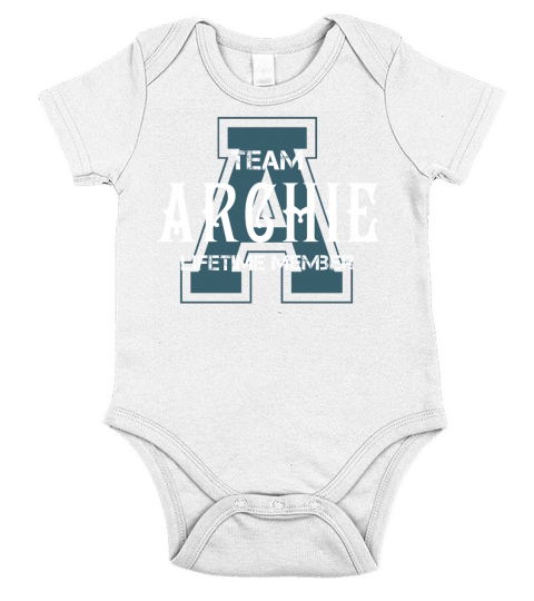 ARCHIE Shirts - Team ARCHIE Lifetime Member Name Shirts Short Sleeve Baby One-Piece