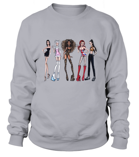 Vintage Cool Spice Girls Art Sweatshirt Unisex