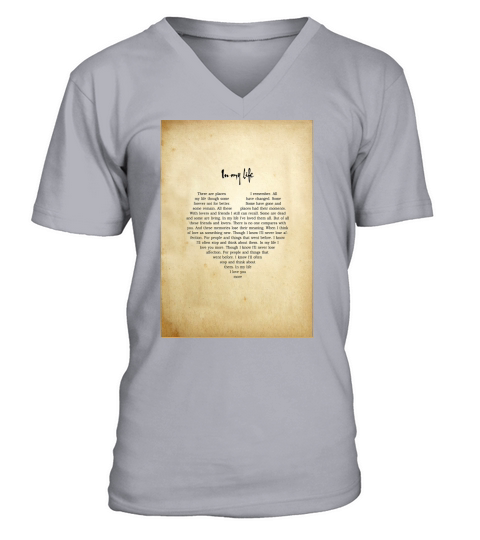 In my life V-Neck T-shirt