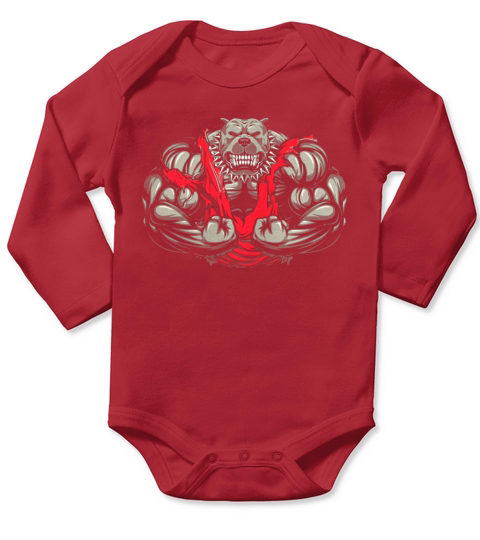 bodybuilding fitness muscle workout - M Long Sleeve Baby One-Piece