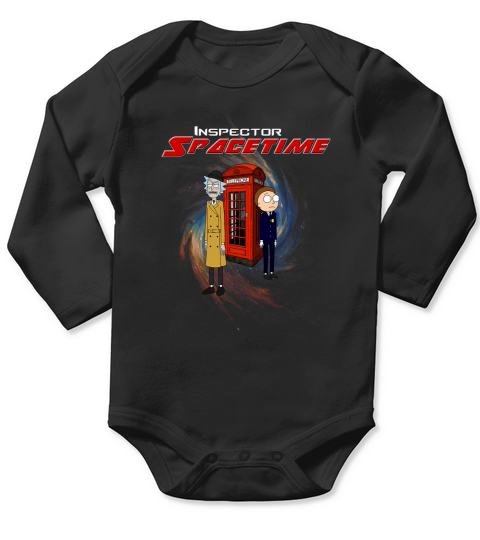 Rick &amp;amp;amp; Morty Inspector Spacetime Long Sleeve Baby One-Piece