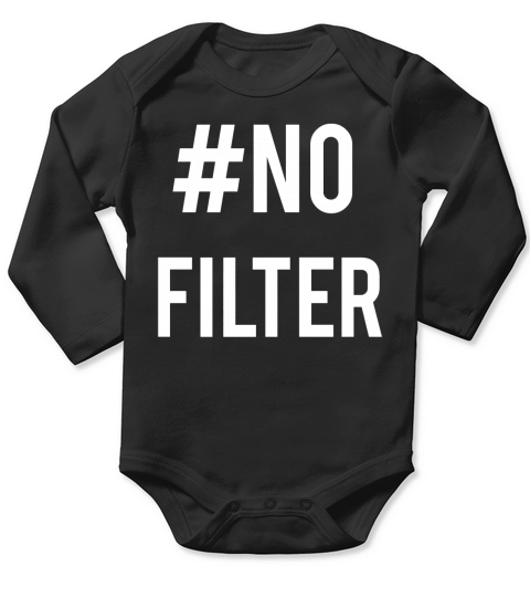 NO FILTER Long Sleeve Baby One-Piece