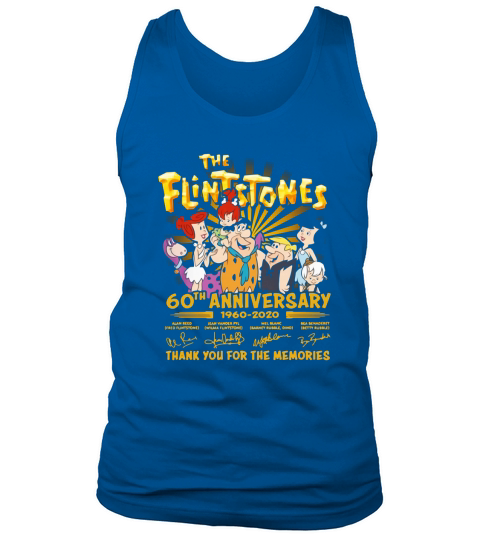 The Flintstones 60th Anniversary 1960 2020 thank you for the memories Tank Top Unisex