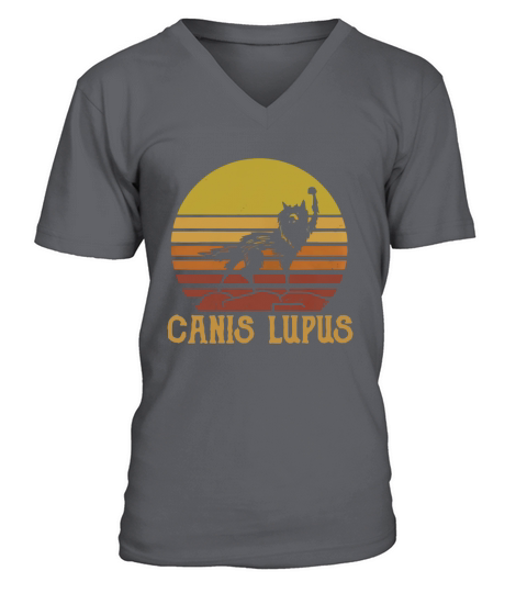 Wolf Canis lupus vintage shirt V-Neck T-shirt