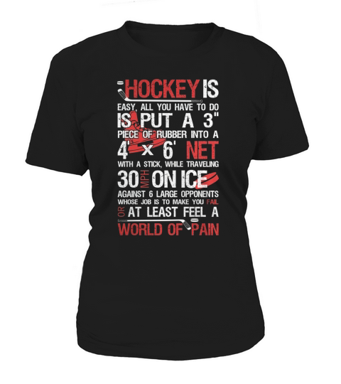 HOCKEY IS EASY Women's T-Shirt