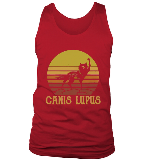 Wolf Canis lupus vintage shirt Tank Top Unisex