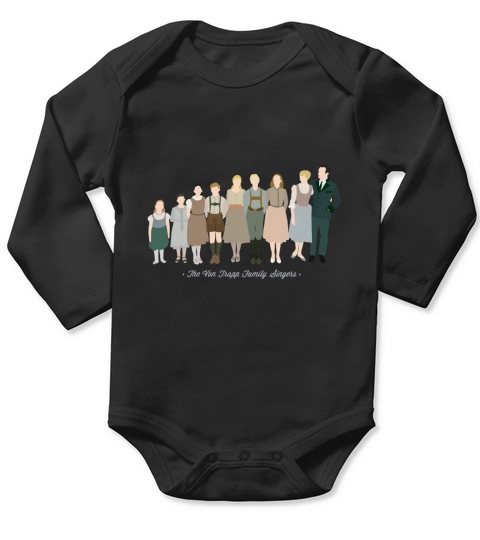 The Von Trapp Family Singers Long Sleeve Baby One-Piece