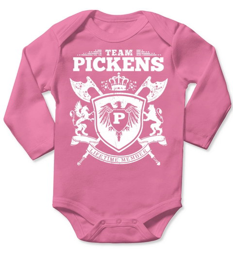 Team Pickens T-Lifetime Member: Tshirts For Team Pickens, Pickens Family, Pickens Company Long Sleeve Baby One-Piece
