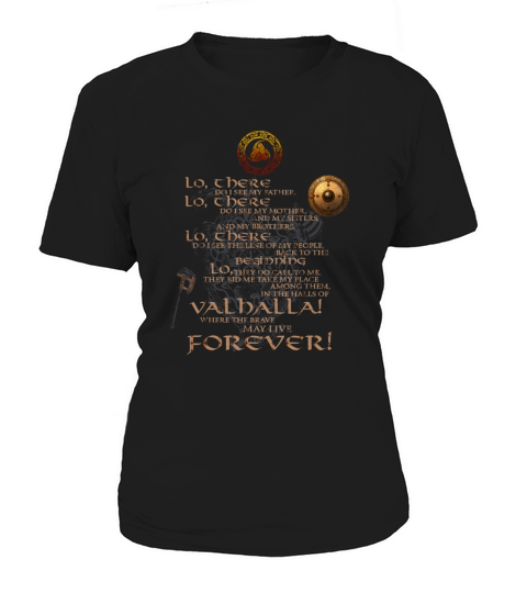 Viking T Shirt Valhalla Chant Prayer Women's T-Shirt