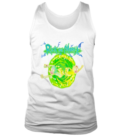 RICK &amp;amp; MORTY PORTAL GLOW LIGHTNING LOGO Tank Top Unisex