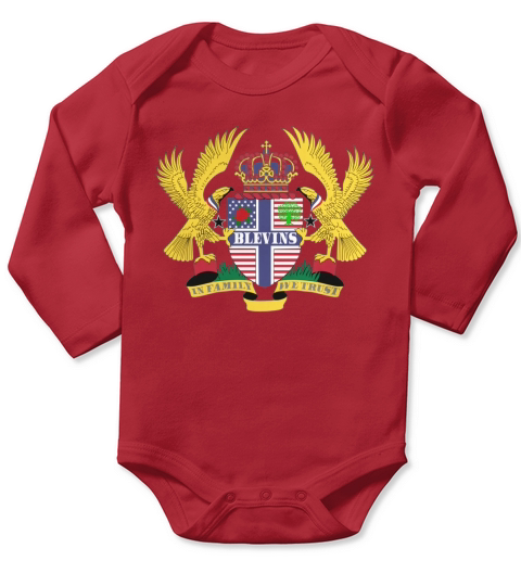 Blevins Family Crest For American People - Blevins Family T-Shirt, Hoodie, Sweatshirt Long Sleeve Baby One-Piece