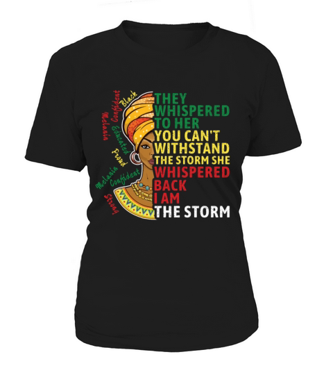Whispered Storm Black History Month Women's T-Shirt