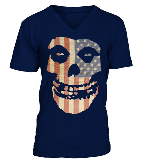 Misfits Usa V-Neck T-shirt