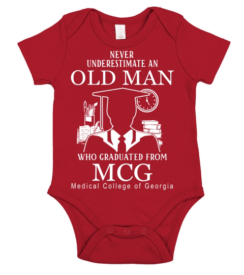 Medical College of Georgia Short Sleeve Baby One-Piece