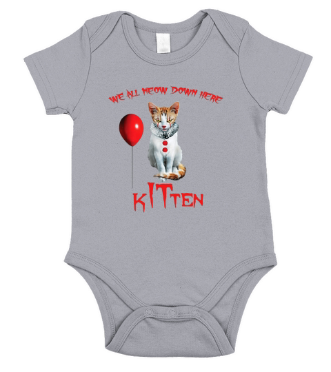 Pennywise we all meow down here kitten shirt
 - Coffee Mug (colored) Short Sleeve Baby One-Piece