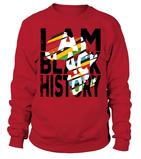 I Am Black History Month design Black Pride Sweatshirt Unisex