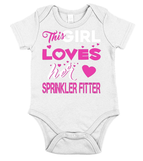 SPRINKLER FITTER Short Sleeve Baby One-Piece