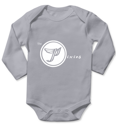 Pixies Band Logo Art White Wings Long Sleeve Baby One-Piece
