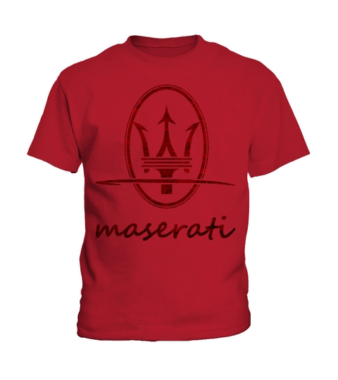 Maserati Red Vintage Kids T-Shirt