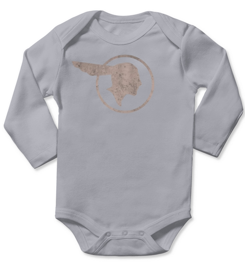 Pontiac Indian Head Logo Long Sleeve Baby One-Piece