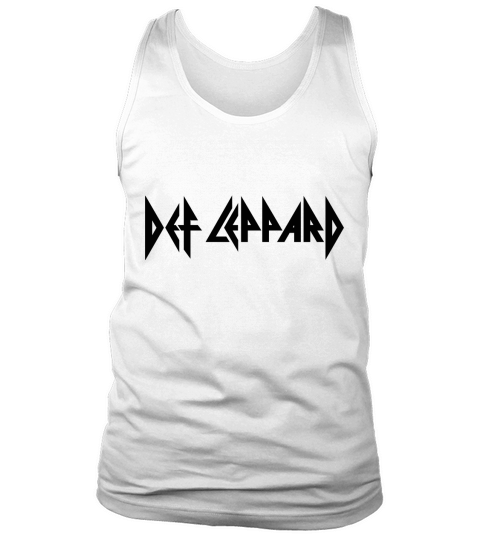 Def Leppard Logo Black Tank Top Unisex