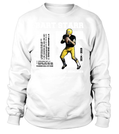 Bart Starr 15 1934 – 2019 thank you for the memories Sweatshirt Unisex