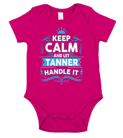 Keep calm TANNER, TANNER tshirt Short Sleeve Baby One-Piece