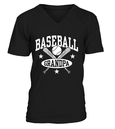 Baseball Grandpa shirt V-Neck T-shirt