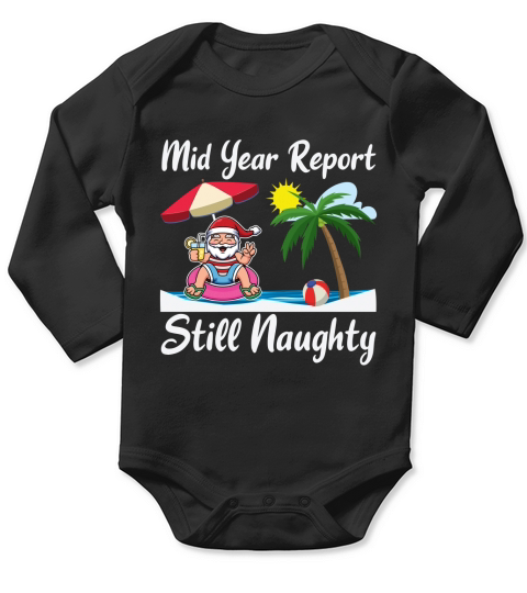 Christmas in July Tshirt Mid (1) Long Sleeve Baby One-Piece