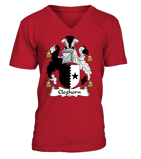 Cleghorn Family Crest Scottish Family Crests V-Neck T-shirt