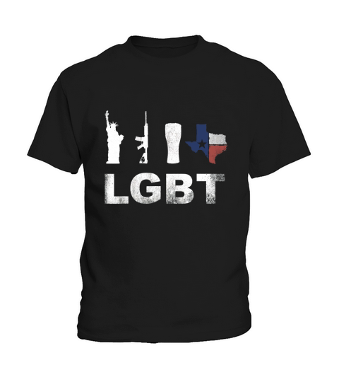Lgbt Liberty Guns Beer Texas Don’t Mess With Lone Star State shirt - Coffee Mug (colored) Kids T-Shirt