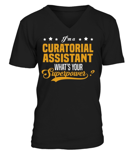 Curatorial Assistant V-Neck T-shirt