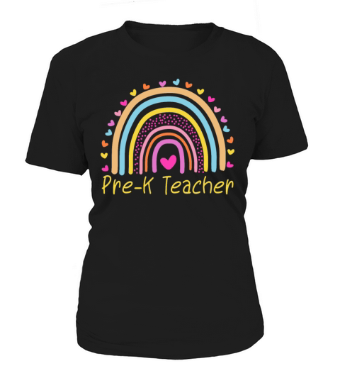First Day Of Rainbow Pre-K Teacher Women's T-Shirt