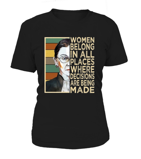 Ruth Bader Ginsburg Notorious RBG TShirt Quote Feminist Gift Women's T-Shirt