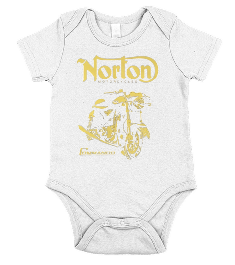 norton motorcycle Short Sleeve Baby One-Piece