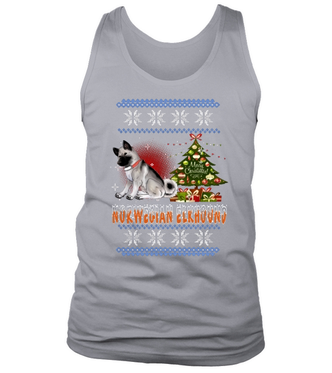 Norwegian Elkhound Christmas Day Norwegian Elkhound Black Friday Tank Top Unisex